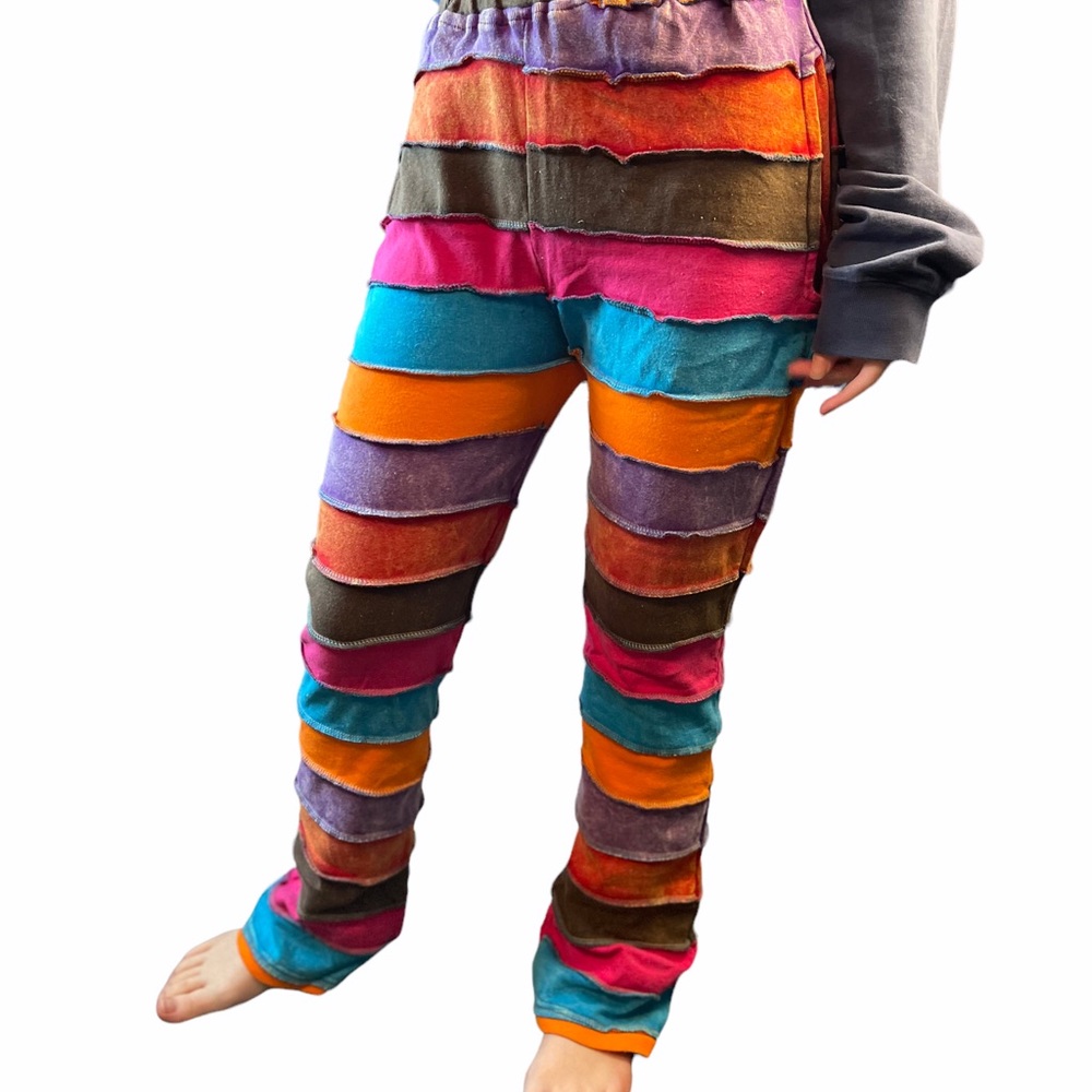 NWT Nepal hippie pants S, M, L Katwise style seams handmade custom made